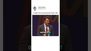 Battery Waste vs. Fossil Fuel Pollution #shorts #charliekirk #debate #environment #america #usa