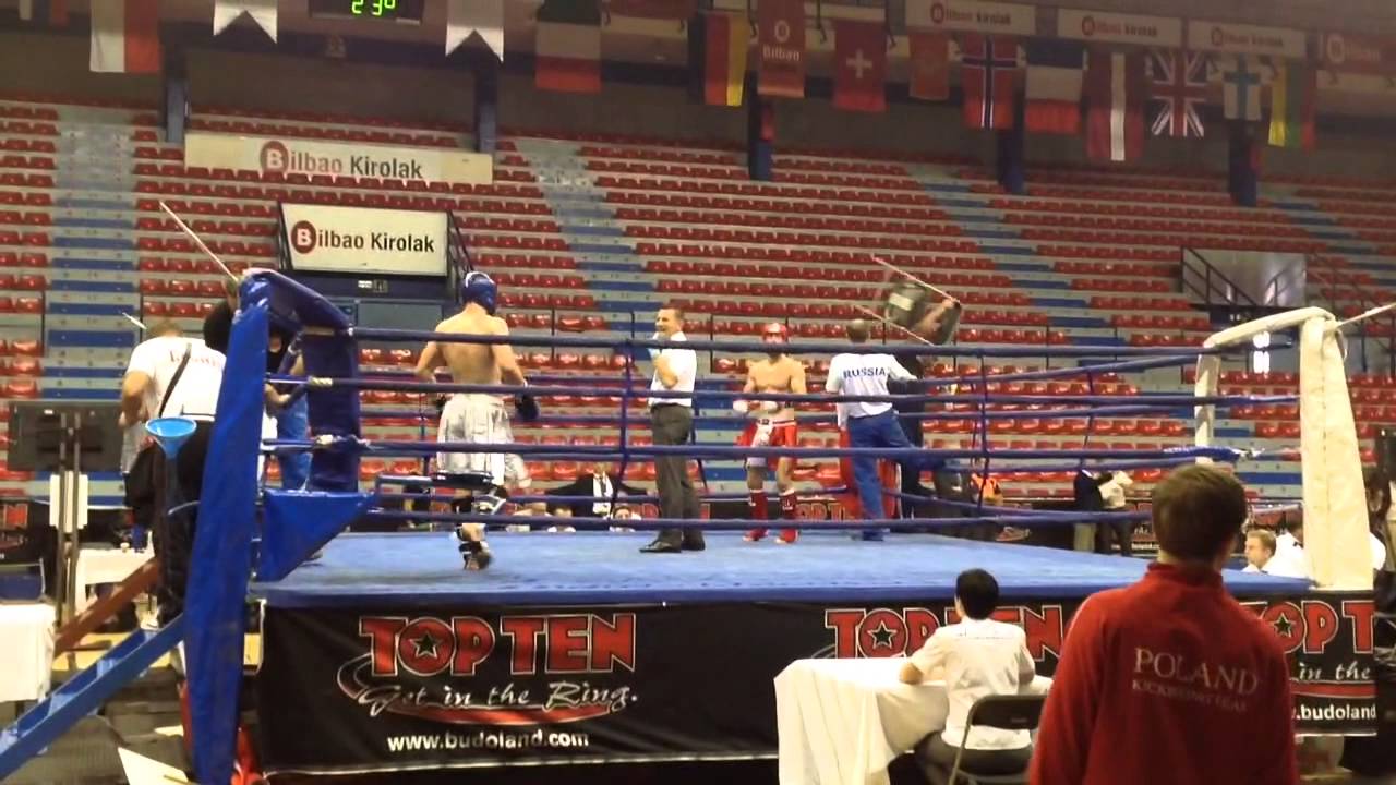 Шамиль Гасанбеков Чемпионат Европы 2014 1 бой 2и3 раунд - YouTube