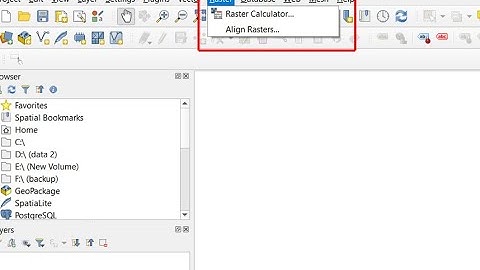 QGIS Error: All Options in Raster tool not Showing | Enable processing tool