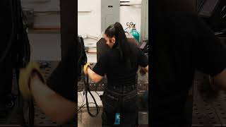 Quick Session With Our Laser Welder