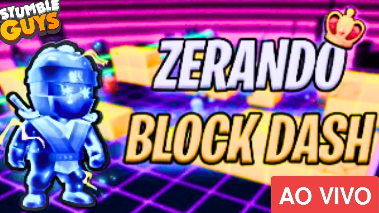 💫BLOCK DASH LENDÁRIO😅 STUMBLE GUYS AO VIVO 💫 JOGANDO COM INSCRITOS 💫 