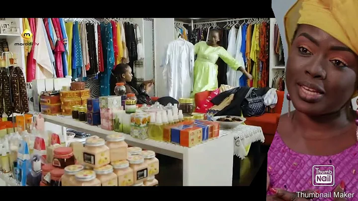 Lala piam Ndiaye prsente sa boutique d'habillement