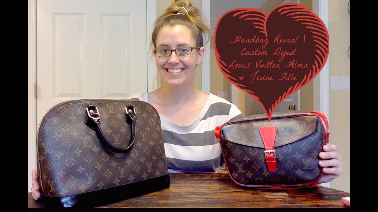 Handbag Reveal  Custom Dyed Louis Vuitton Alma & Jeune Fille 