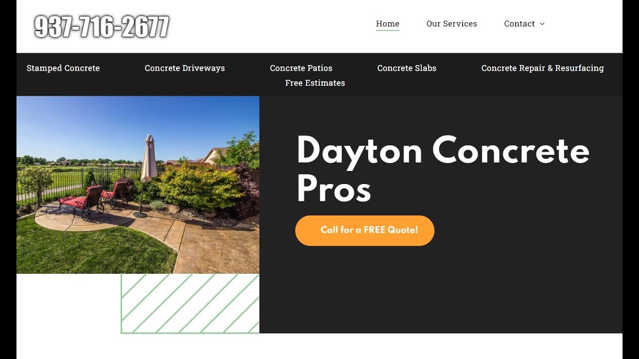 Concrete Contractors Dayton OH Dayton Concrete Pros Call (937) 716