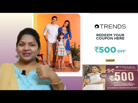 Reliance Coupons ని AJIO App లో ఎలా వాడాలి.How to use Reliance trends Coupons 500 online