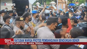 Ratusan Warga Purworejo Protes Pembangunan Bendungan Bener #iNewsMalam 13/01