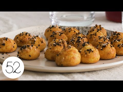 Everything Bagel-Spiced Cheese Puffs | Food52 + Real California Milk