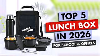 Top 5 Lunch Box In 2026 🔥 Best Lunch Box In 2026 🔥 Lunch Boxes For School Kids & Office 🔥 Tiffin Box