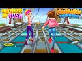Subway Princess Runner VS Hollywood Rush - 2 Girls Race | Android/iOS Gameplay HD