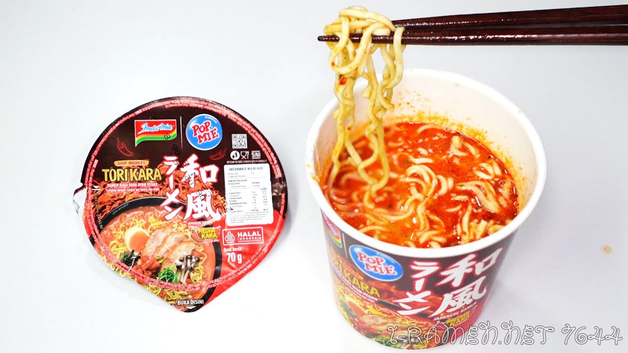 No.7644 Pop Mie (Indonesia) ToriKara 和風ラーメン | tontantin即席麺処