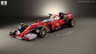Ferrari SF16-H 2016 3D model by 3DModels.org