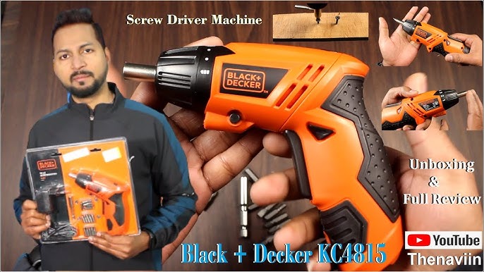 Black + Decker CD961K50 9.6V 10 mm Ni-Cd Cordless Keyless Chuck Drill  Machine