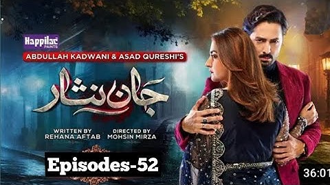 Jaan Nisar Ep 52- [Eng Sub]- Digitally presented by Happilac paints - 8th September 2024-HAR PAL GEO