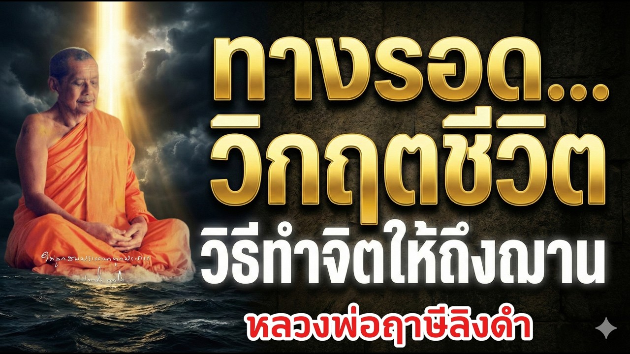 วิธีตัดกรรมและนิวรณ์ 5 ให้เด็ดขาด! หลวงพ่อฤาษีลิงดำ สอนทางลัดเข้าถึงฌาน (ธรรมะก่อนนอน)