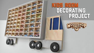 Awesome And Easy - Hot Wheel Storage For Boys Room - How to With Plans!