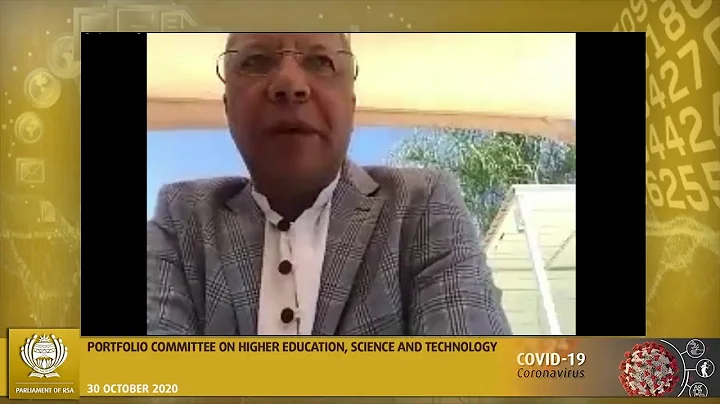 Portfolio Committee on Higher Education, Science and Technology (NA) 30 Oct 2020