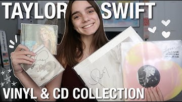 taylor swift vinyl and cd collection (with the life of a showgirl!)