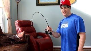 How Strong Is The Ugly Stik GX2 Ice Fishing Combo?!?!?! 