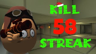 58 Kill Streak With The Flame Rpegg! | Shell Shockers