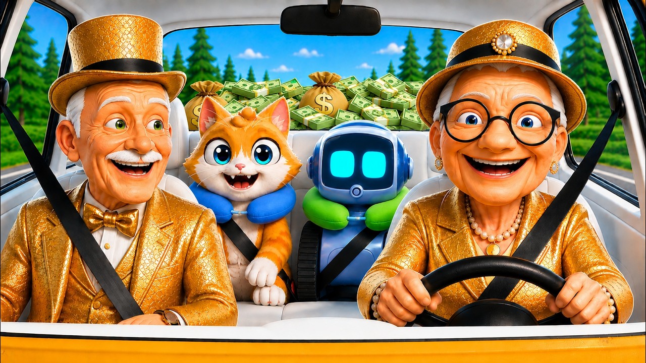 Nuestros ABUELOS RICOS nos llevaron de ROADTRIP!