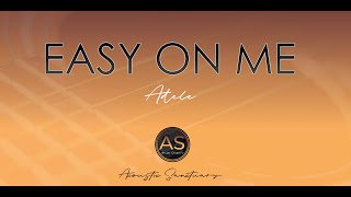 Video thumbnail of "Easy on me - Adele (Acoustic Karaoke / Instrumental)"