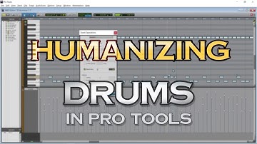 Humanizing Drums in Pro Tools