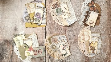 Clusters - Making Embellishments / Page Decoration - Building Up your Stash