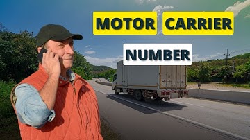 Motor Carrier Number 🚚 💵 A CA Number Can Be Obtained From The California Highway Patrol .
