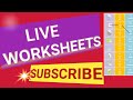 Live worksheets// How to use intractive worksheets in google classroom// how to use live worksheets