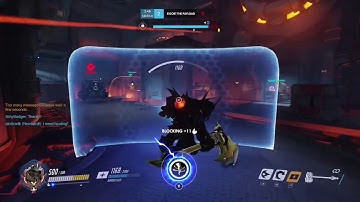 Overwatch - Pushing and finishing the payload in Kings Row