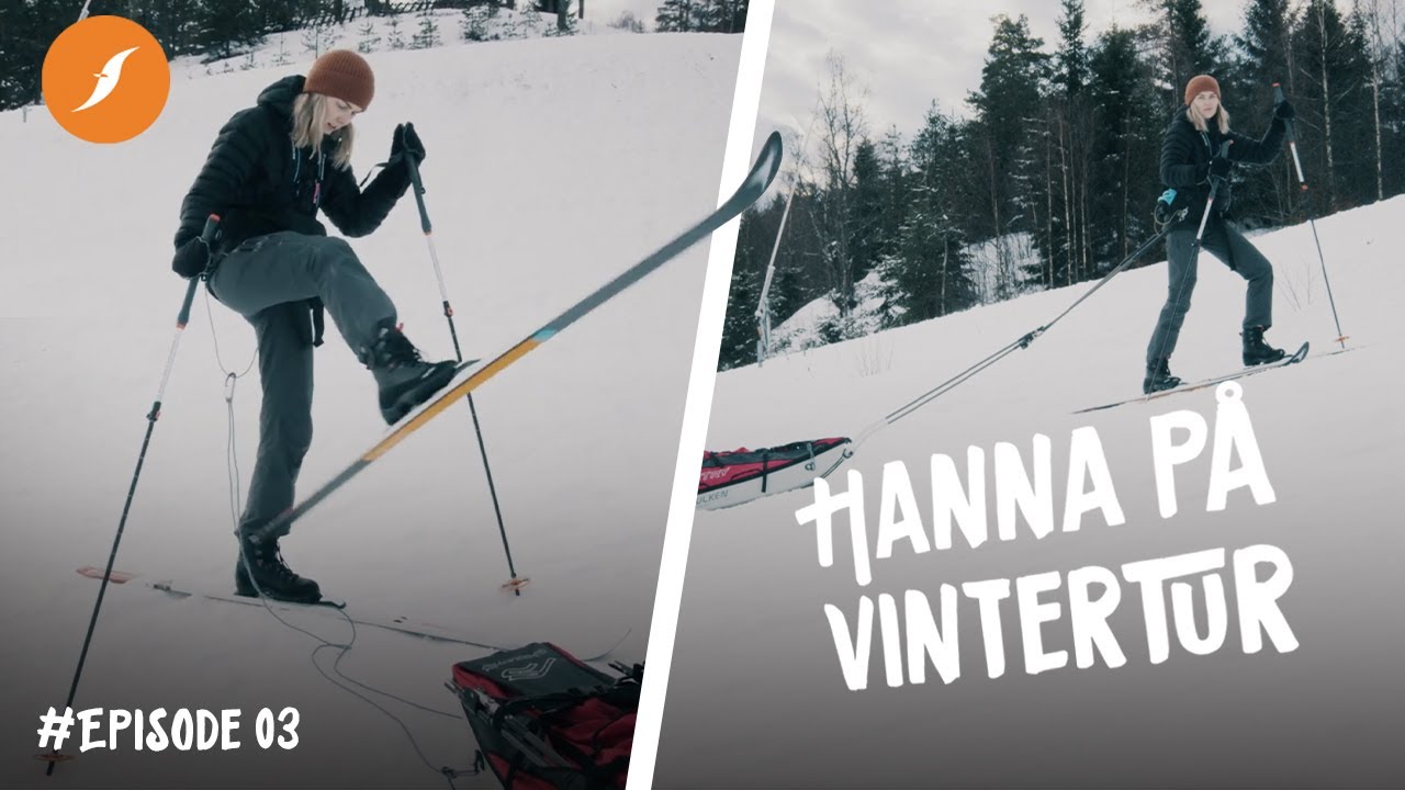 Hanna på vintertur! Ep 3 - Fjellski, pulk og skumle nedoverbakker | Fjellsport.no