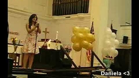 Daniela Matos singing Strong Enough by Stacie Orrico