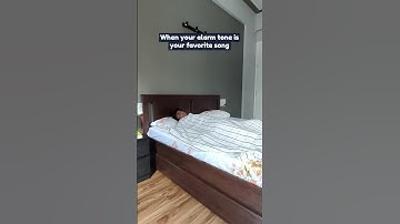 Thumbnail of When your alarm tone is your favourite song | Manish Kharage #shorts