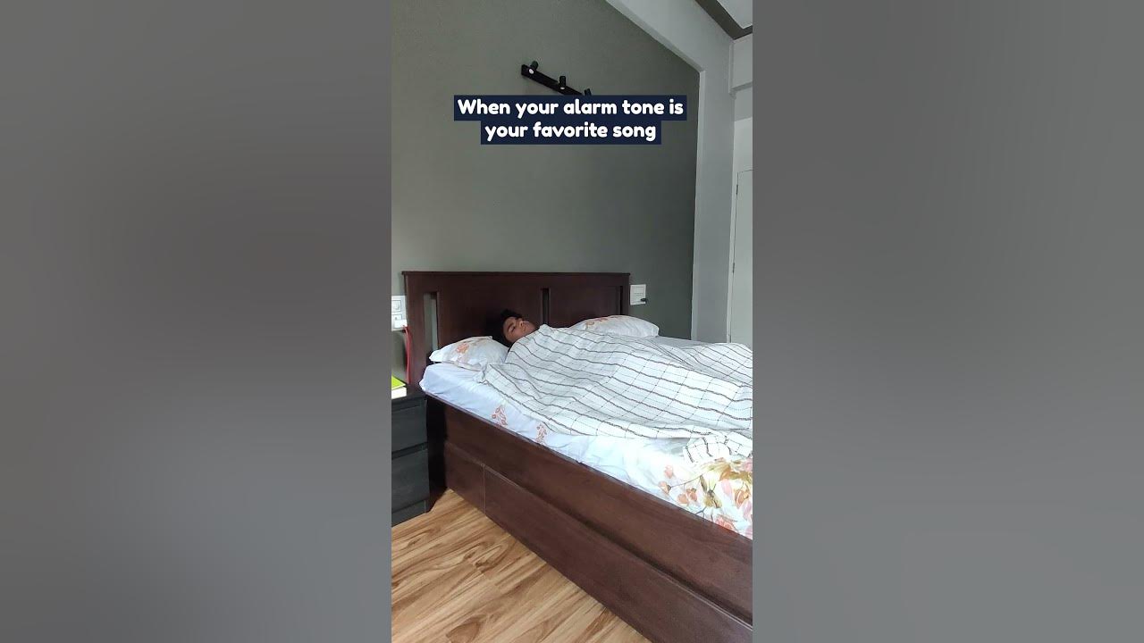 When your alarm tone is your favourite song | Manish Kharage #shorts