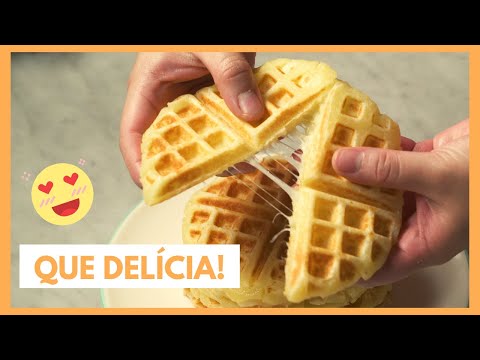 Vídeo: Waffles Recheados