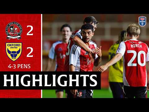 EFL Trophy: Exeter City vs Oxford United