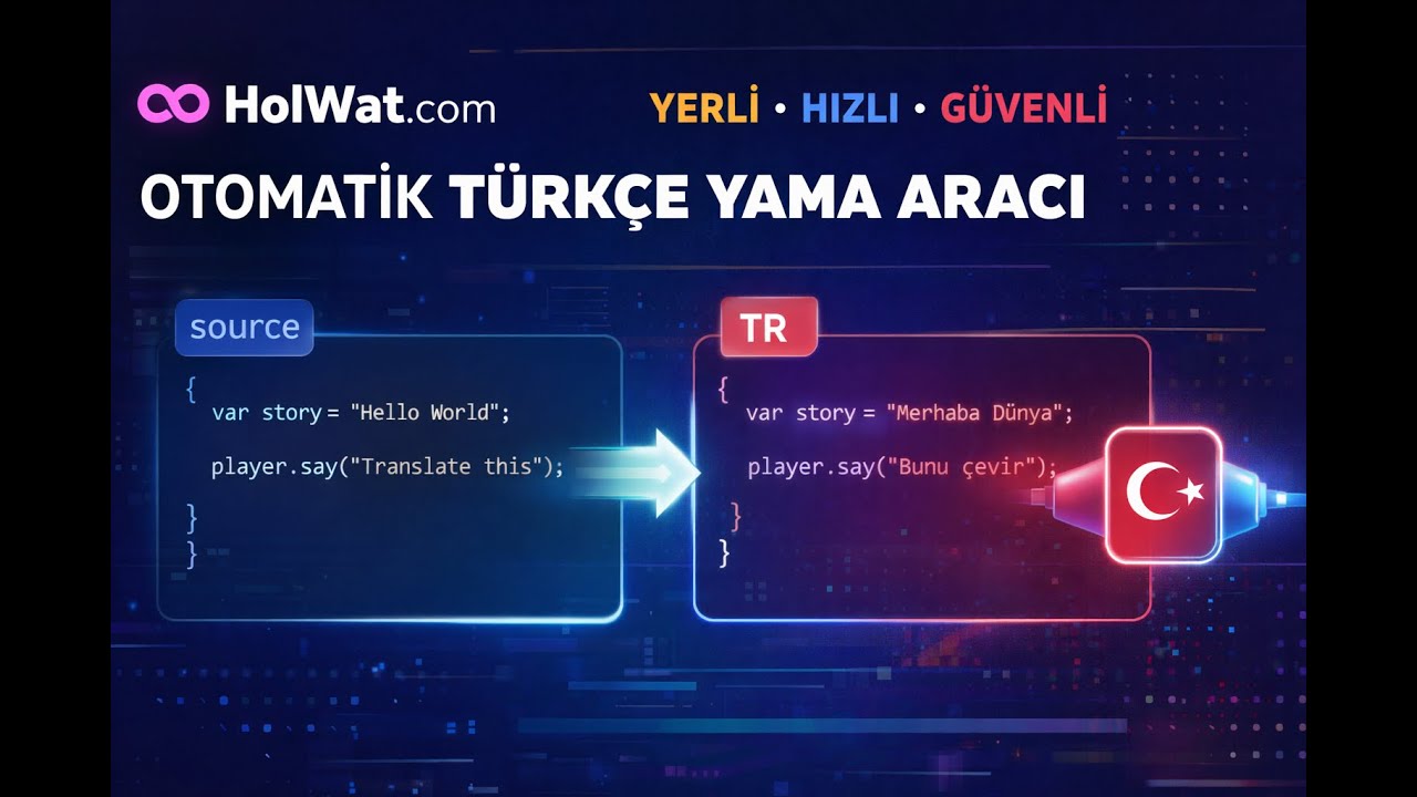 HolWat Otomatik Türkçe Yama Aracı Tanıtım