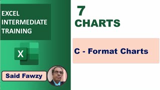 Excel Intermediate Training: 7 Charts C- Format Charts (Arabic)