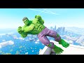 GTA 5 Ragdolls HULK Jumps/Fails (Physics &amp; Funny Moments) #19