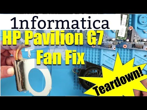 HP Pavilion G7 Fan Clean Thermal Paste Memperbaharui Perbaikan Laptop Overheating Error