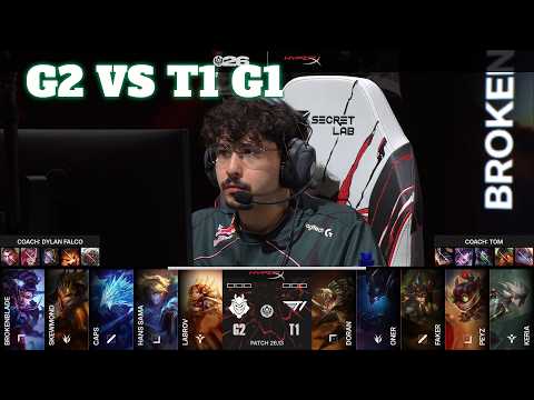 G2 vs T1 Game 1 | Mid-Season Invitational 2026 Losers' Round 2 | G2 Esports vs T1 G1