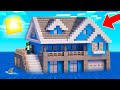 CRAFTEAMOS CASAS que FLOTAN SOBRE el AGUA en MINECRAFT 🏡🌊 MINECRAFT ALEATORIO