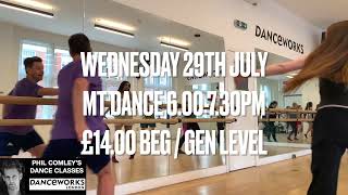 PHIL'S MT DANCE at DANCEWORKS - 29th July 2026