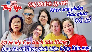 Chị Khách ập tới khen sản phẩm Đau Nhức xối xả. Cô bé Mỹ Con thích SR. Ông xã Chị Thoa phát hiện…