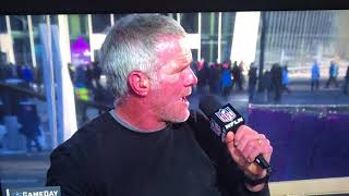 Brett Favre at Super Bowl 52 has a funny story about Andy Reid