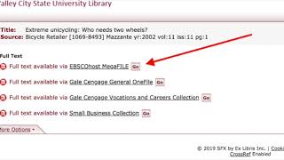 APA 1: Finding and Citing Academic Articles