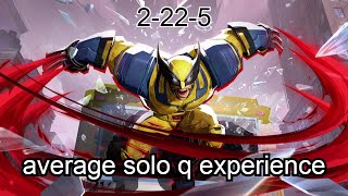 Average solo q experience