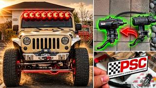 Jeep Wrangler JK PSC Big Bore Steering Box Install | The ULTIMATE Steering Fix