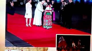 Llegada del papa Francisco a México parte 2