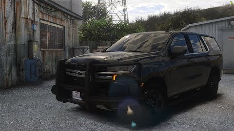 Texas DPS Based 2023 K9 Tahoe Lighting Video